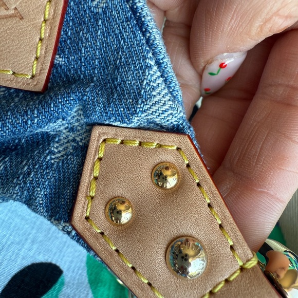 Louis Vuitton Remix Collection Denim Monogram Bum Hobo Bag - Picture 6 of 15